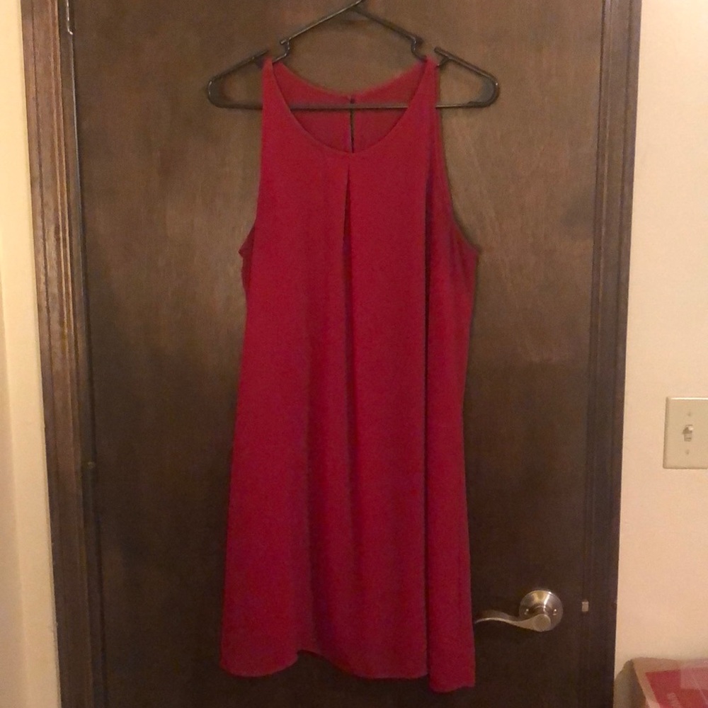 Red Tank Dress - L